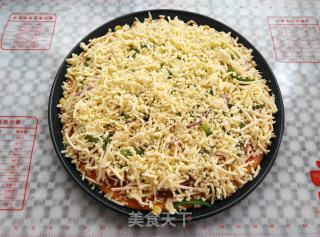 Assorted Pizza with Golden Dried Shrimp recipe