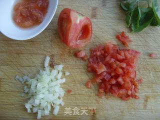 Refreshing Appetizer---tomato Vanilla Bread Tart recipe