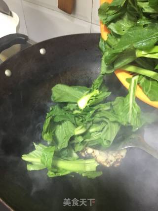 Raw Stir-fried Choy Sum recipe