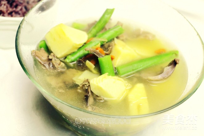 Pork Heart Double Bamboo Soup recipe