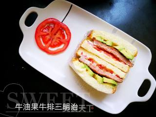 Avocado Steak Sandwich recipe