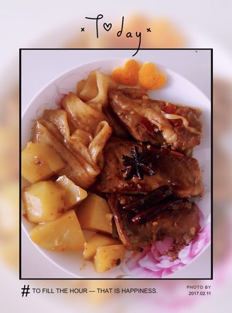 Braised Pork Ribs and Potatoes recipe