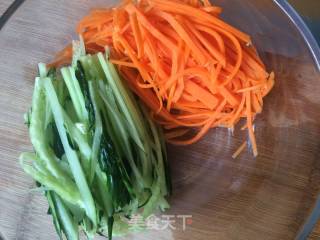 Carrots Mixed with Vermicelli recipe