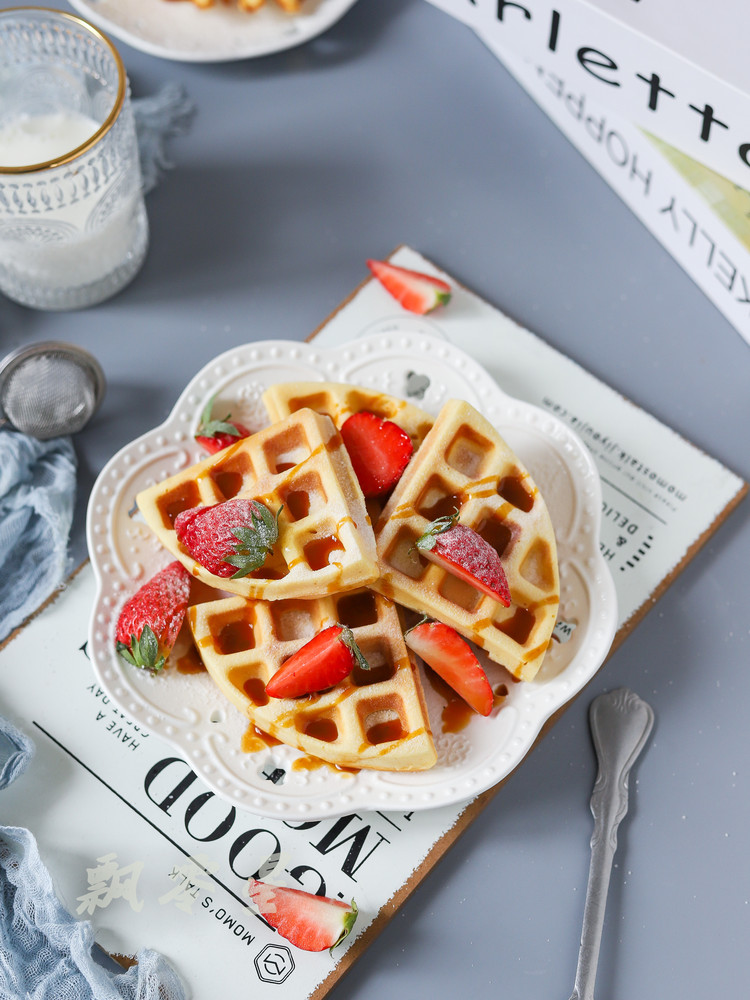 Classic Lattice Waffle, Sweet and Delicious