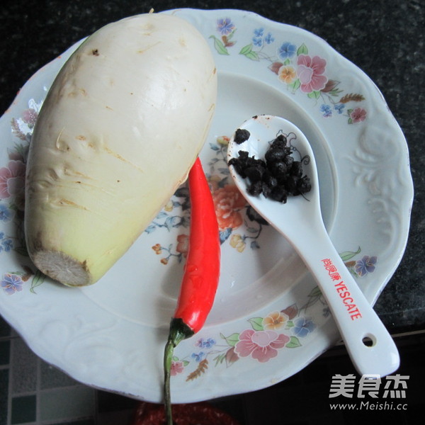 White Radish Shreds with Black Bean Sauce recipe