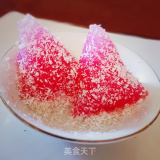 Pink Crystal Sago Dumplings recipe