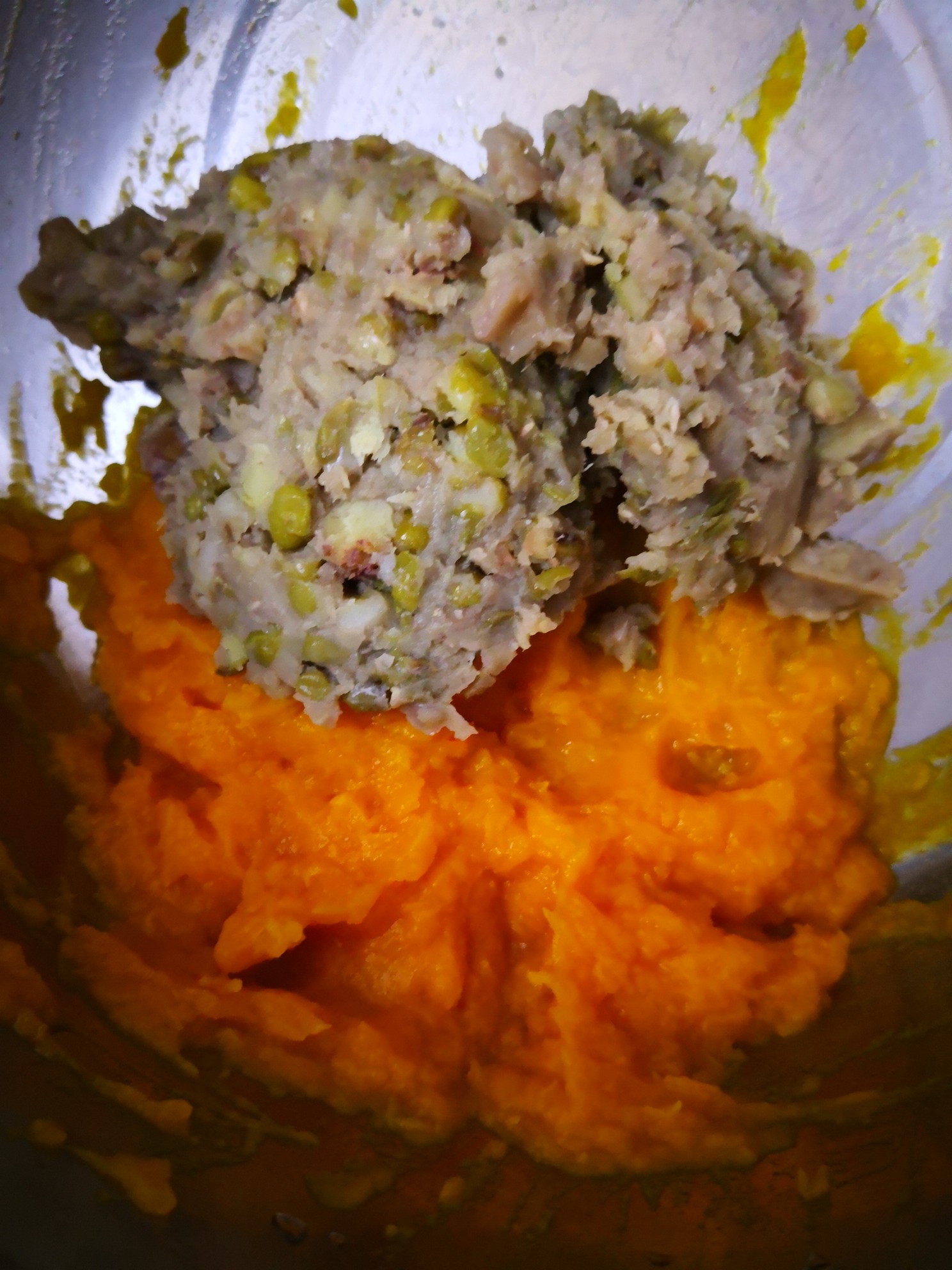 Pumpkin Mung Bean Buns recipe