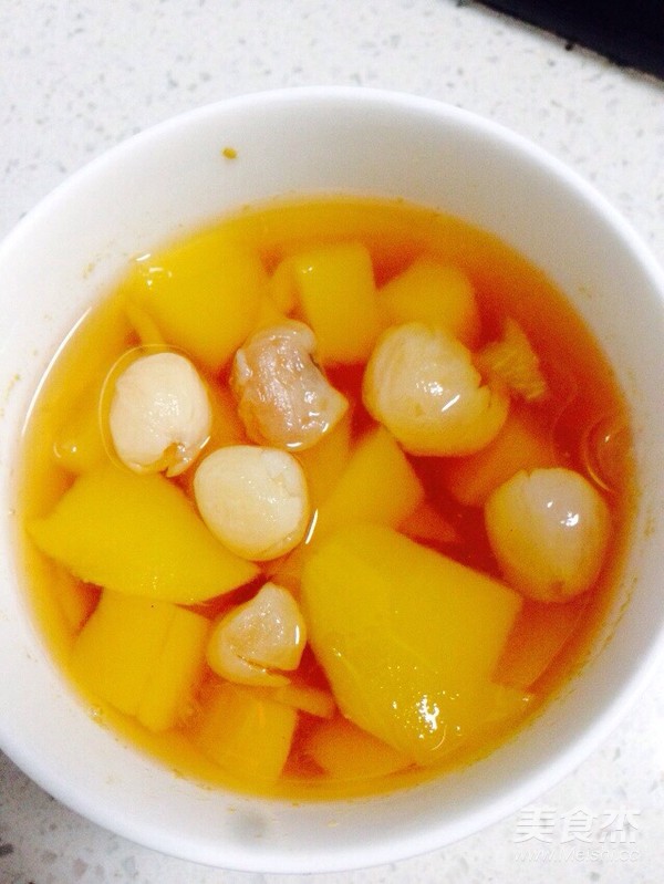 Mango Longan Brown Sugar Water recipe