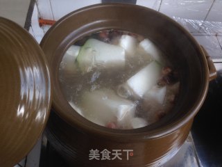 Winter Melon and Barley Pork Bone Soup recipe