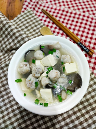 Tofu Fish Ball Soup recipe