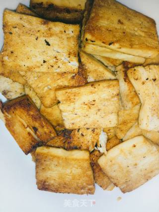 Pan-fried Frozen Tofu recipe