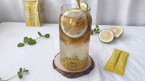 Passion Fruit Bubble Coffee | Refreshing Summer Drink recipe