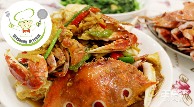 Spicy Fried King Crab recipe