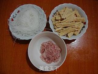 Steamed Vegetables are More Delicious----------【steamed Vermicelli with Minced Meat and Yuba】 recipe