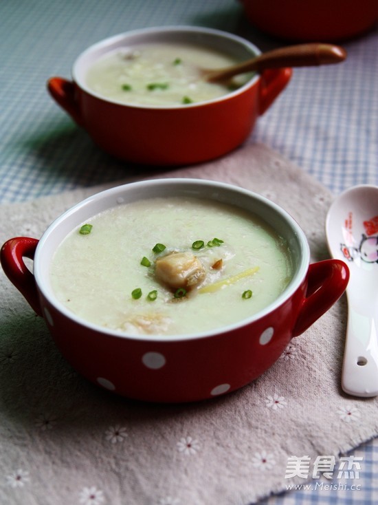 Fresh Abalone and Chicken Congee recipe