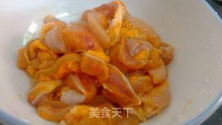 Stir-fried King Pleurotus with Shredded Chicken recipe