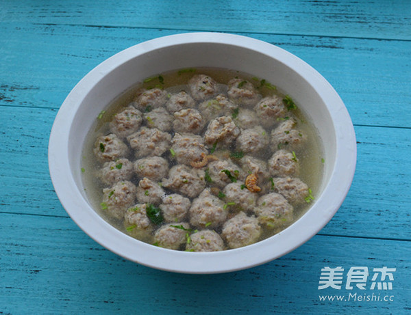 Lu Cai Zhi Qing Boiled Meatballs recipe