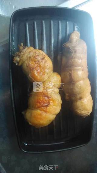 Chicken Leg Egg Yolk Roll recipe