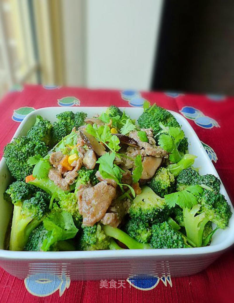 Mushroom Beef Broccoli recipe