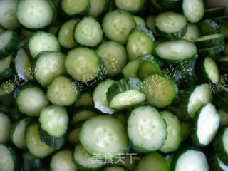 Crispy Cucumber Side Dish recipe