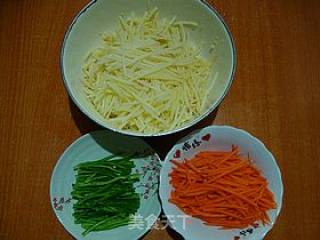 Refreshing Small Cold Dish------【sliced Potato with Cold Salad】 recipe