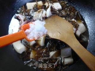 Grilled Cuttlefish with Bamboo Shoots and Dried Vegetables recipe