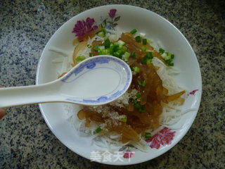 Jellyfish Mixed with Shredded Radish recipe