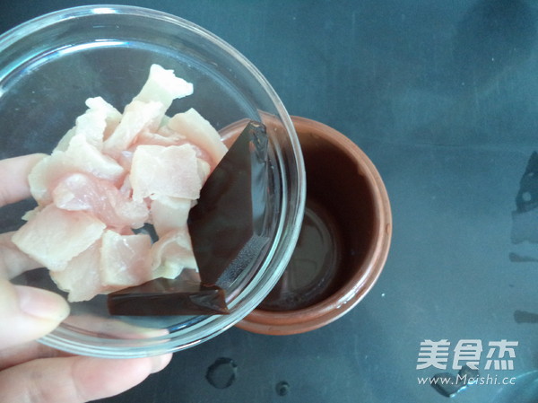 Lean Meat Stewed Donkey-hide Gelatin recipe