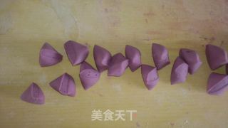 [ma Ma Small Kitchen] Purple Sweet Potato and Rose Bun recipe