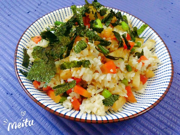 Fried Rice with Seaweed recipe