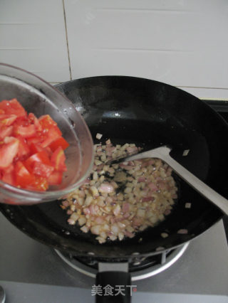 Tomato Meat Sauce Noodles recipe