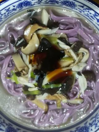 Sauce Fragrant Purple Potato Noodle recipe