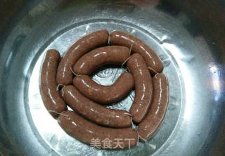 【wuhan】【homemade Black Pepper Crispy Sausage】 recipe