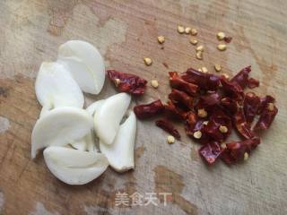 Stir-fried Garlic with Duck Blood recipe