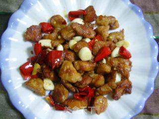 Lazy Quick Hand Spicy Chicken recipe