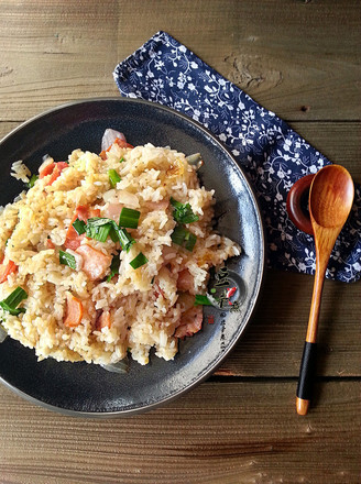 Fried Rice with Bacon and Chives recipe