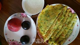 Spicy Cucumber Omelet recipe