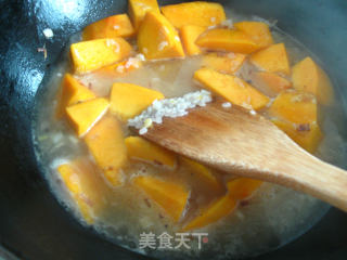 A Dish Inherited from Mother-pumpkin Thick Rice recipe