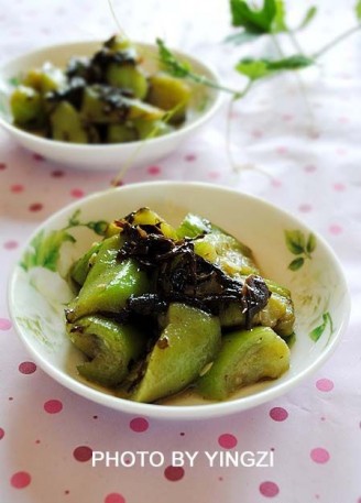 Olive Vegetable Loofah recipe