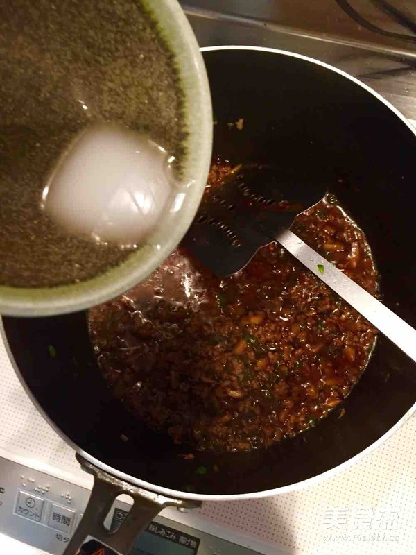 Fried Noodles (meat Sauce) recipe