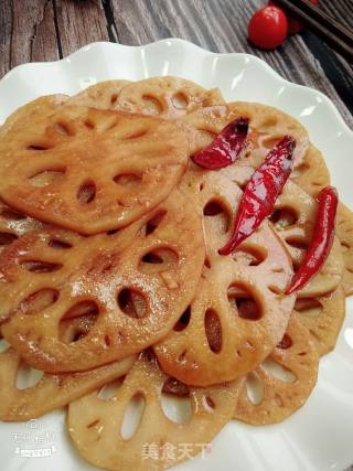 Hot and Sour Crispy Lotus Root Slices recipe