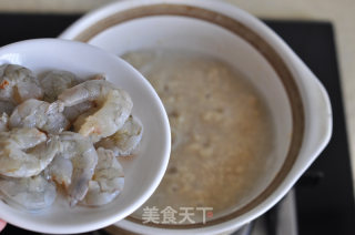 Shrimp and Egg Oatmeal recipe