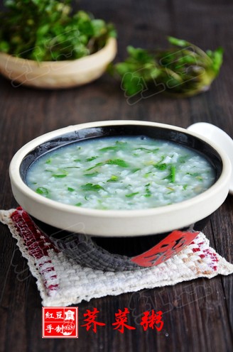 Shepherd's Purse Congee recipe