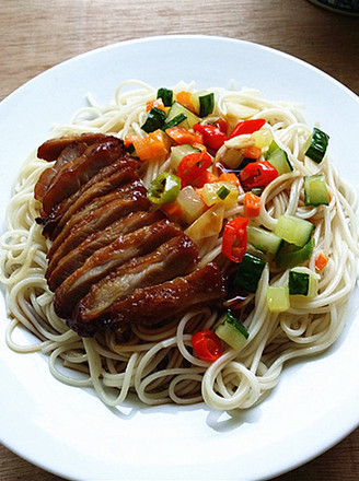Hong Kong Style Barbecued Pork Sauce Noodles recipe