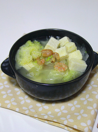 Cabbage Frozen Tofu Soup
