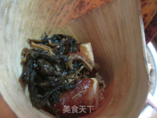 Plum Dried Vegetables, Fresh Meat, Glutinous Rice Dumplings recipe