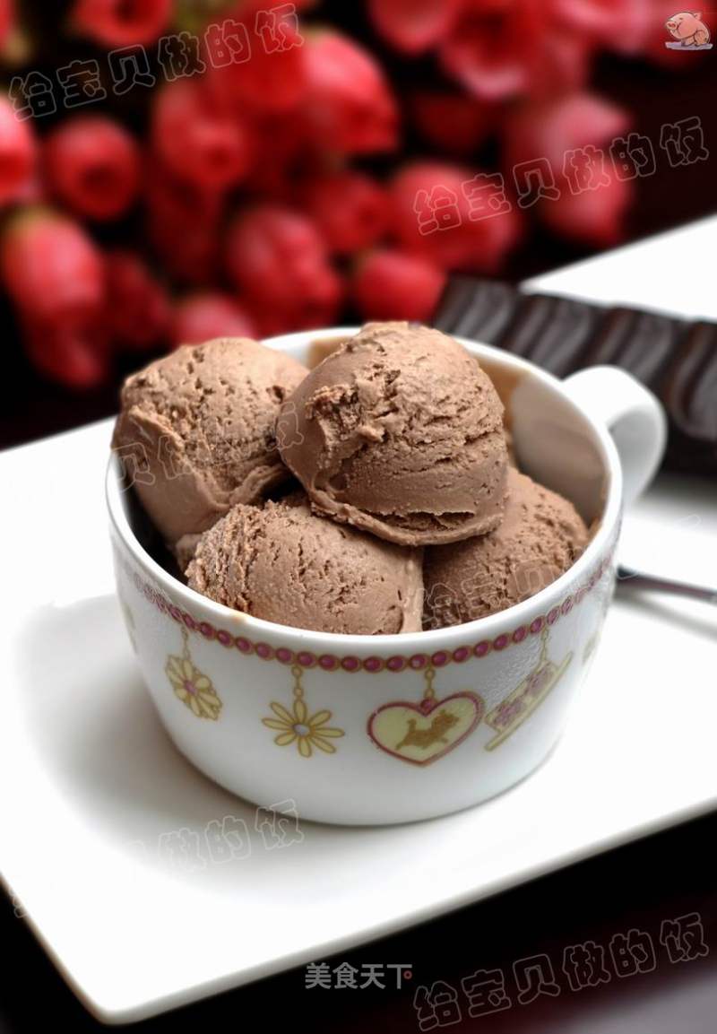 [trial Report of Kepu Ice Cream Machine Product] 2------chocolate Ice Cream recipe