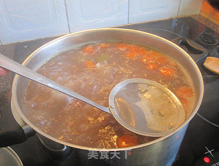 Lamb Bone Soup with Rosemary and Mixed Vegetables recipe