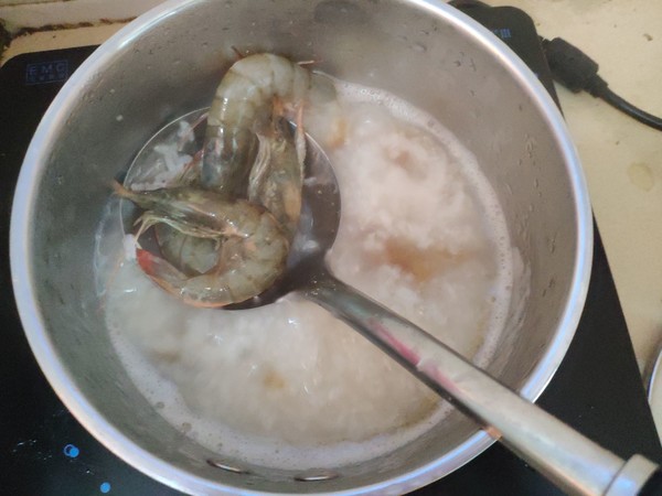 Seafood Lettuce Congee recipe