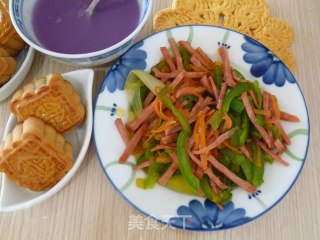 Gold-jade-cui Three Wires Stir-fried recipe